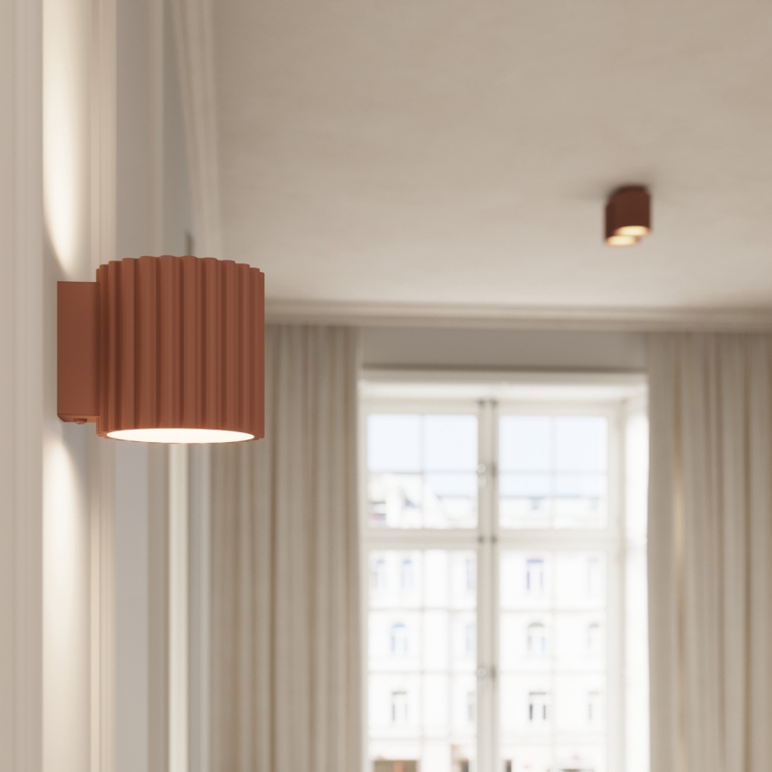 Væglampe AURA 1xG9/10W/230V brun
