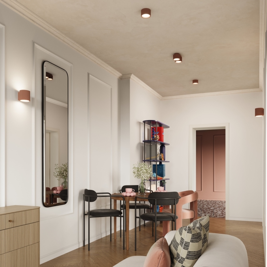 Spotlampe AURA 1xGX53/10W/230V 6 cm brun