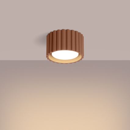 Spotlampe AURA 1xGX53/10W/230V Ø 10 cm brun