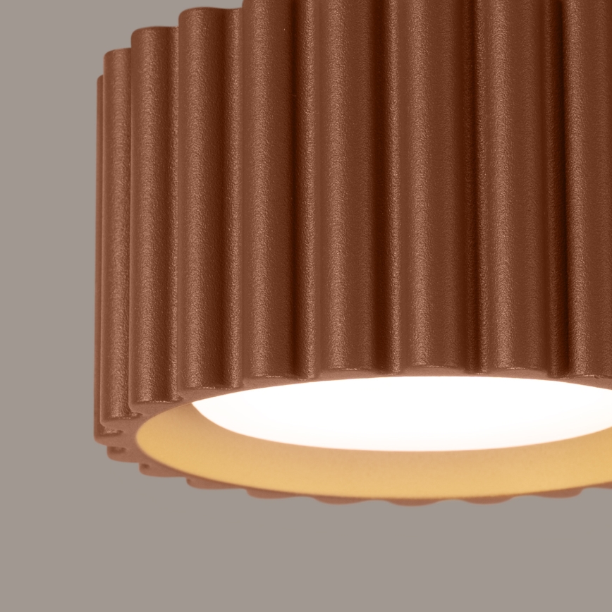 Spotlampe AURA 1xGX53/10W/230V Ø 10 cm brun
