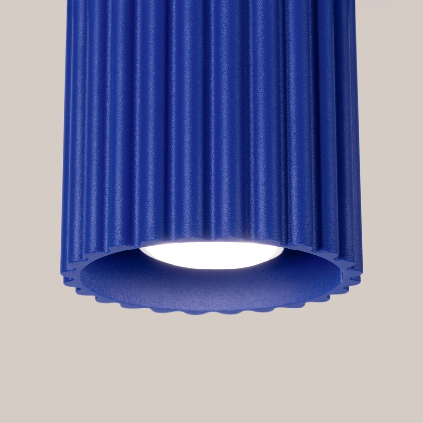 Spotarmatur AURA 1xGU10/10W/230V Ø 10 cm blå