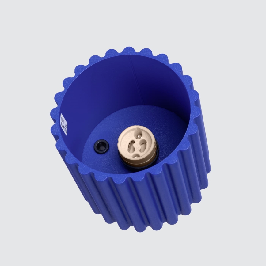 Spotarmatur AURA 1xGU10/10W/230V Ø 10 cm blå