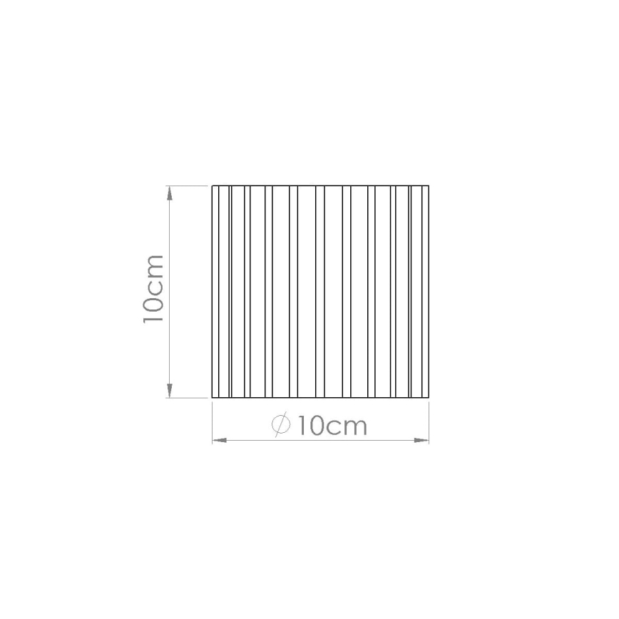 Spotarmatur AURA 1xGU10/10W/230V Ø 10 cm blå