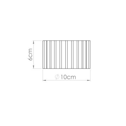 Spotlampe AURA 1xGX53/10W/230V Ø 10 cm blå