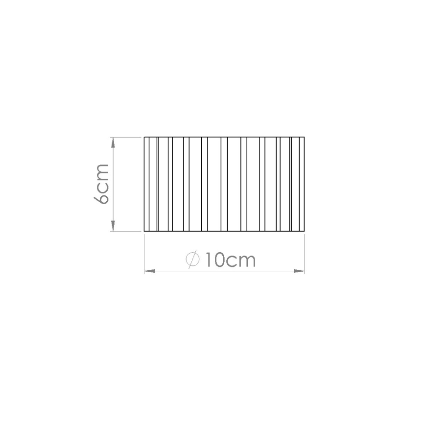 Spotlampe AURA 1xGX53/10W/230V Ø 10 cm blå