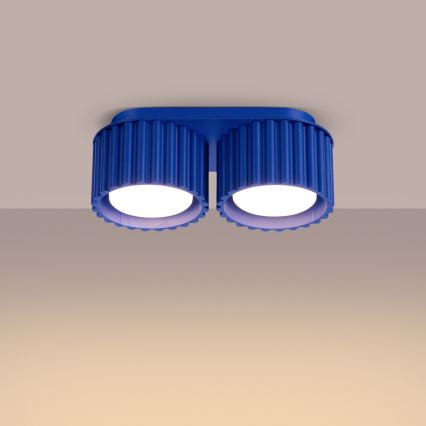 Spotlampe AURA 2xGX53/10W/230V blå
