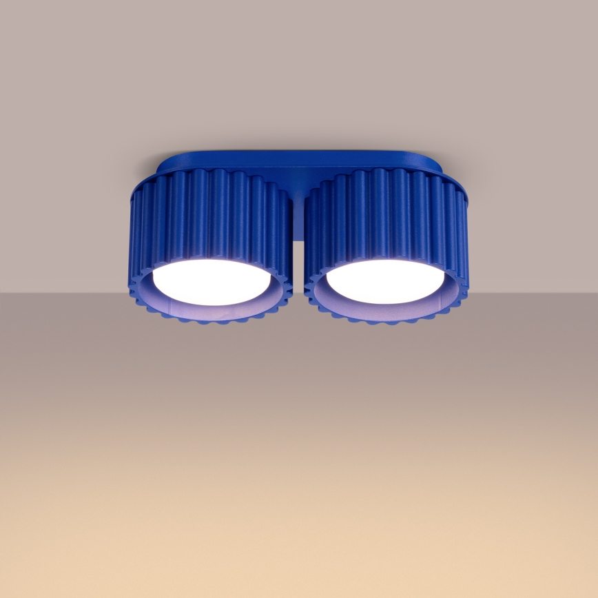 Spotlampe AURA 2xGX53/10W/230V blå