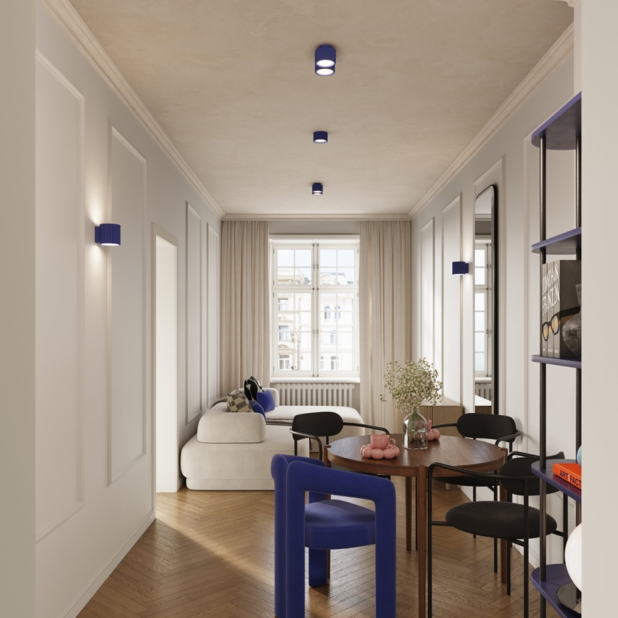 Spotlampe AURA 2xGX53/10W/230V blå