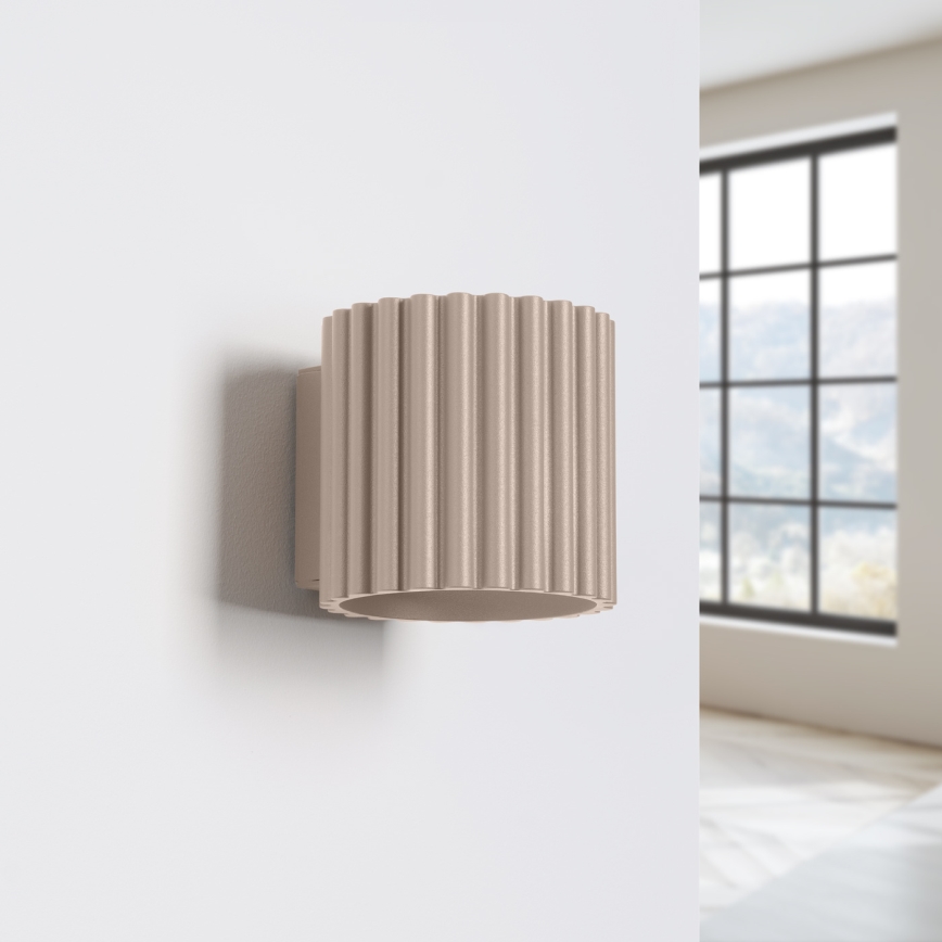Væglampe AURA 1xG9/10W/230V taupe