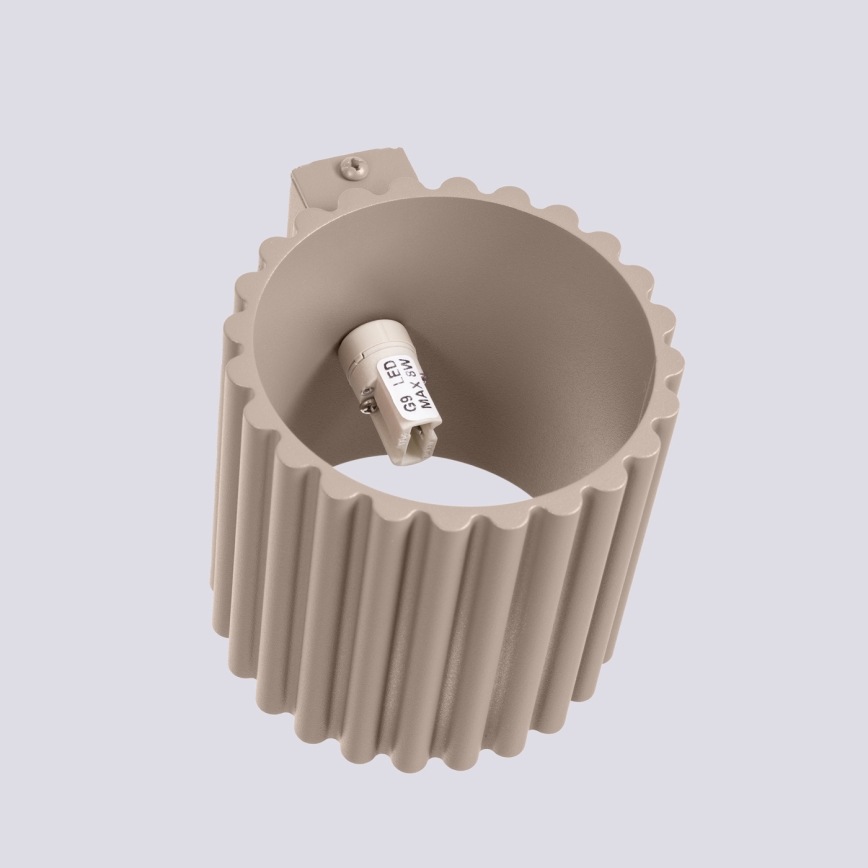 Væglampe AURA 1xG9/10W/230V taupe