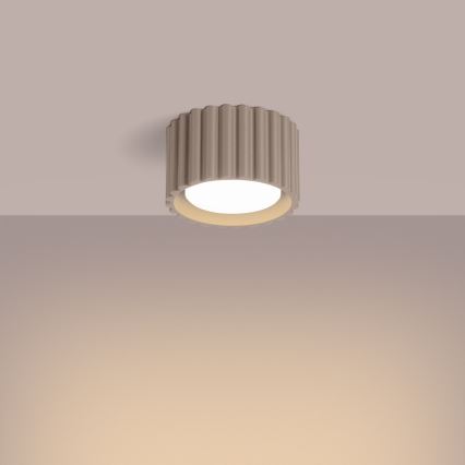 Spotlampe AURA 1xGX53/10W/230V 6 cm taupe