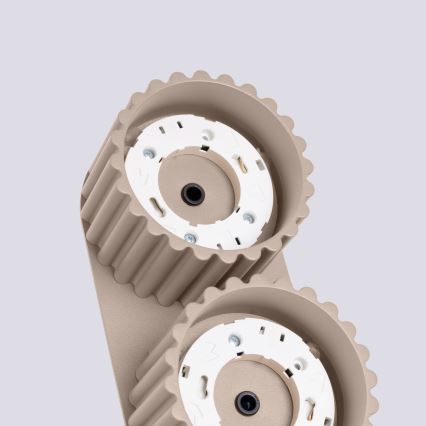 Spotlampe AURA 2xGX53/10W/230V, taupe