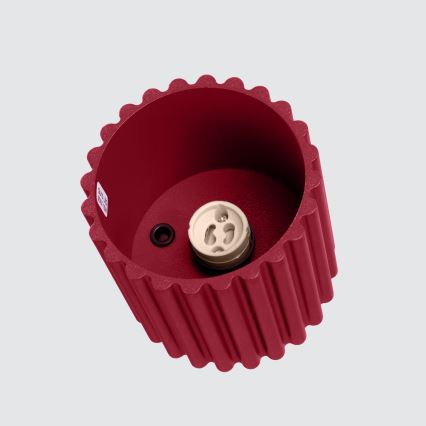 Spotlampe AURA 1xGU10/10W/230V 10 cm rød