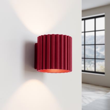 Væglampe AURA 1xG9/10W/230V rød