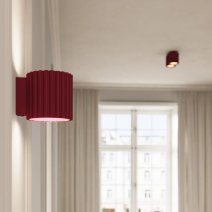 Væglampe AURA 1xG9/10W/230V rød