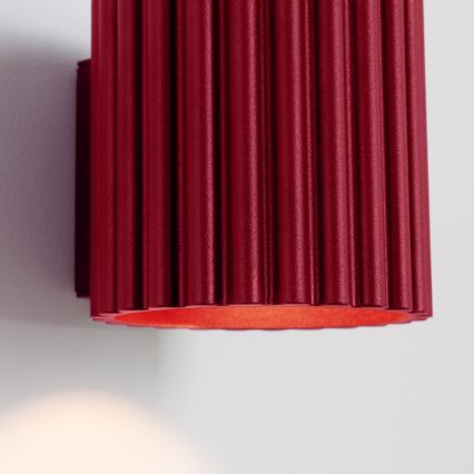 Væglampe AURA 1xG9/10W/230V rød