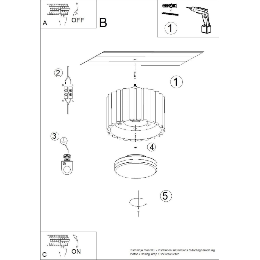 Spotlampe AURA 1xGX53/10W/230V 6 cm rød