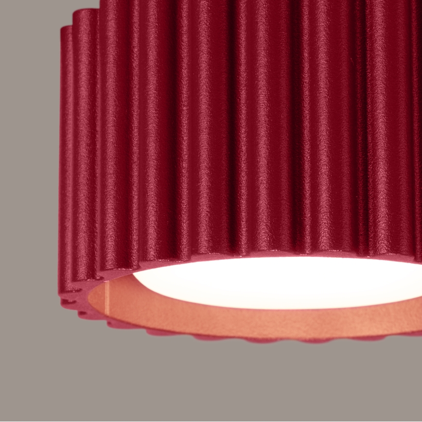 Spotlampe AURA 1xGX53/10W/230V Ø 10 cm rød