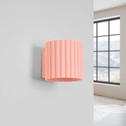 Væglampe AURA 1xG9/10W/230V rosa