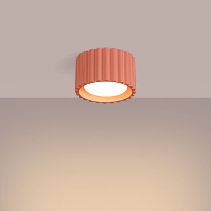Spotlampe AURA 1xGX53/10W/230V Ø 10 cm rosa