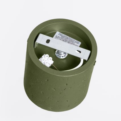 Spotlampe ORBIS 1xGU10/10W/230V beton/grøn