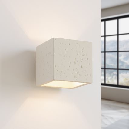 Vægspot QUAD 1xG9/8W/230V beton/creme