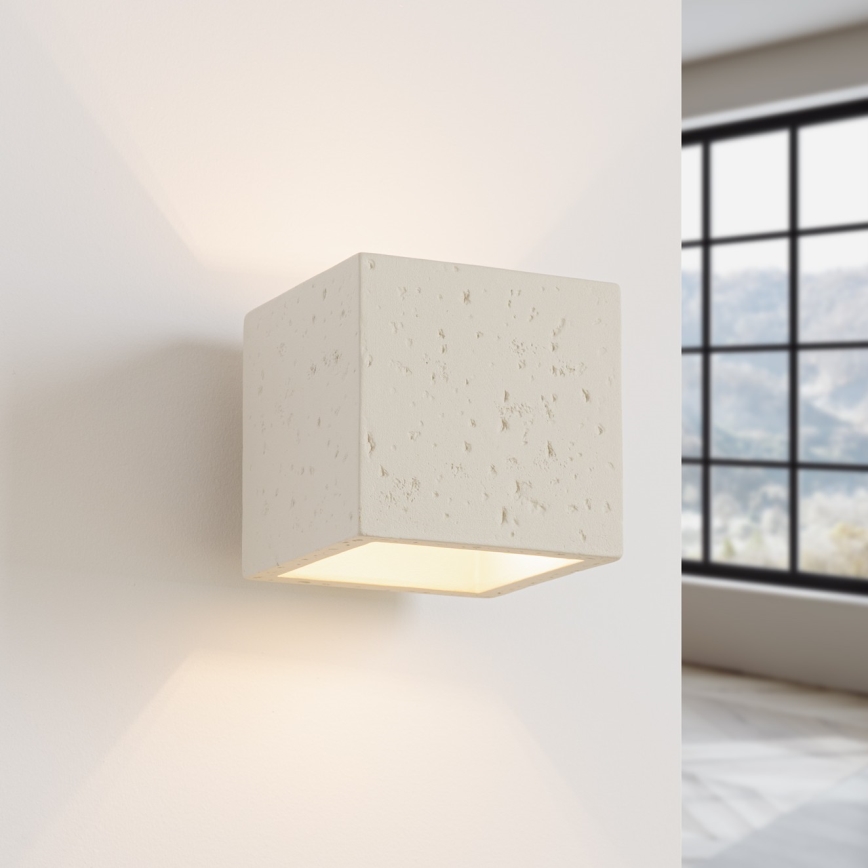 Vægspot QUAD 1xG9/8W/230V beton/creme