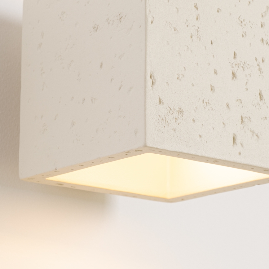 Vægspot QUAD 1xG9/8W/230V beton/creme
