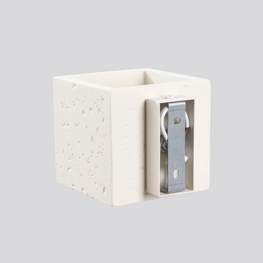 Vægspot QUAD 1xG9/8W/230V beton/creme
