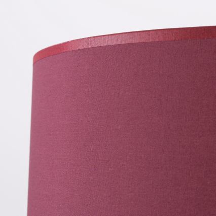 Pendel på ledning NEVIA 1xE27/15W/230V Ø 40 cm, rød