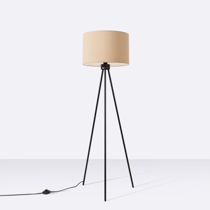 Gulvlampe NEVIA 1xE27/15W/230V taupe