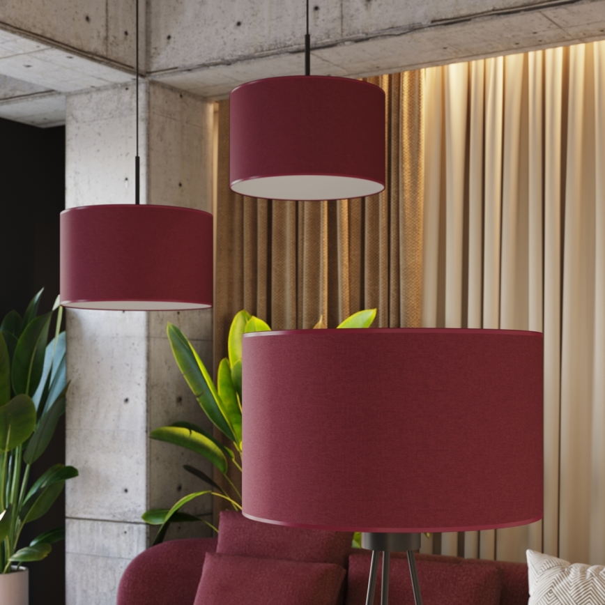 Gulvlampe NEVIA 1xE27/15W/230V rød