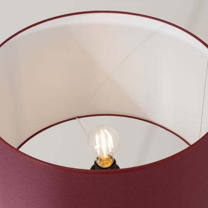 Gulvlampe NEVIA 1xE27/15W/230V rød