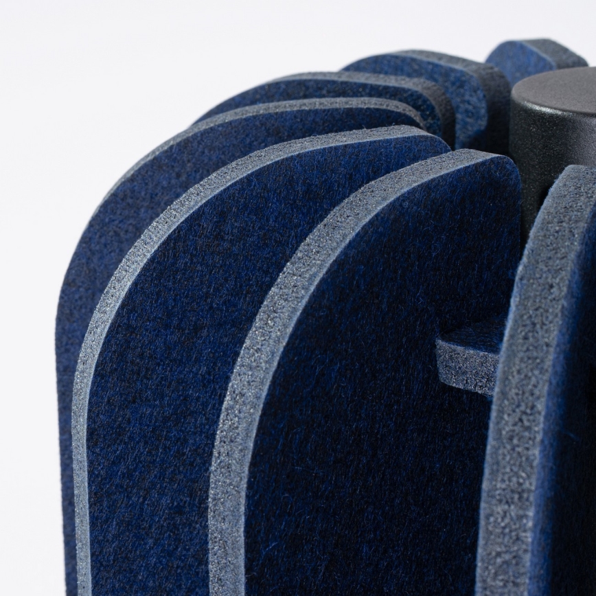 Pendel på kabel MULA 1xE27/15W/230V Ø 27 cm blå