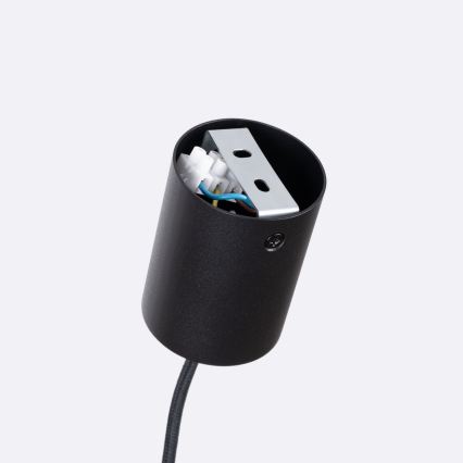 Pendel på ledning MULA 1xE27/15W/230V Ø 45 cm gul