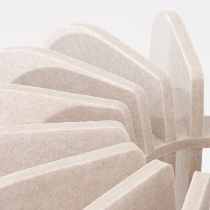 Gulvlampe MULA 1xE27/15W/230V cremefarvet