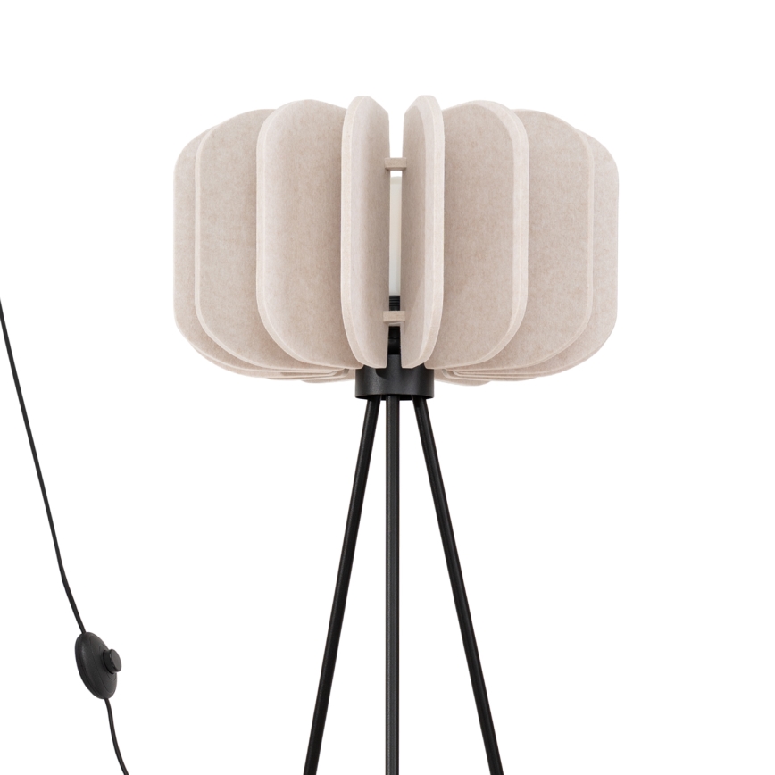 Gulvlampe MULA 1xE27/15W/230V cremefarvet