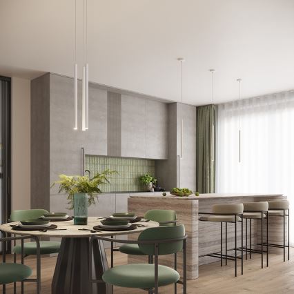 Loftpendel på kabel ARCHE 2xG9/8W/230V hvid