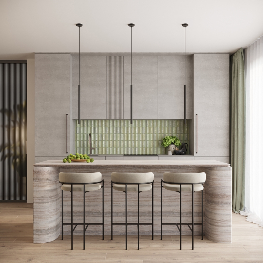 Pendellampe ARCHE 2xG9/8W/230V sort