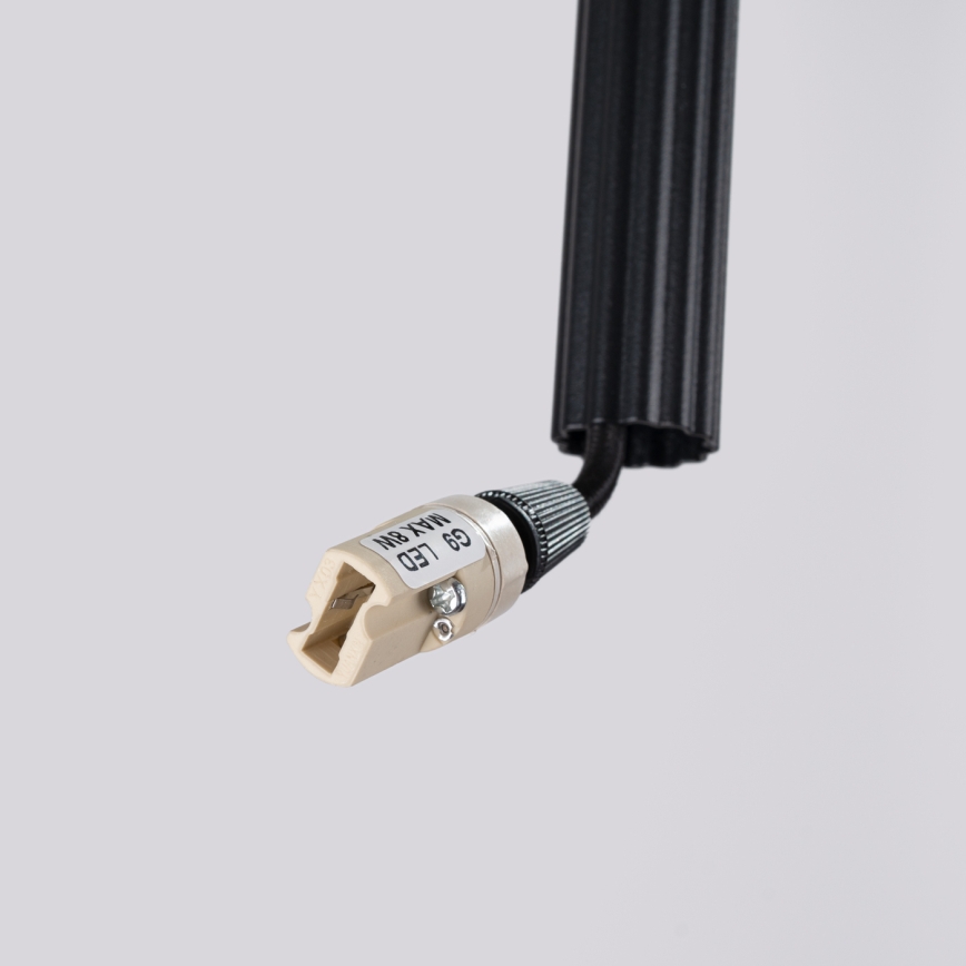 Pendellampe ARCHE 2xG9/8W/230V sort