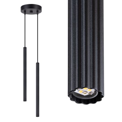 Pendellampe ARCHE 2xG9/8W/230V sort