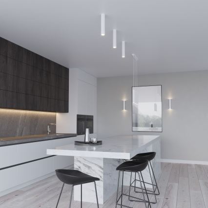 Pendellampe på kabel LAGOS 2xGU10/10W/230V hvid