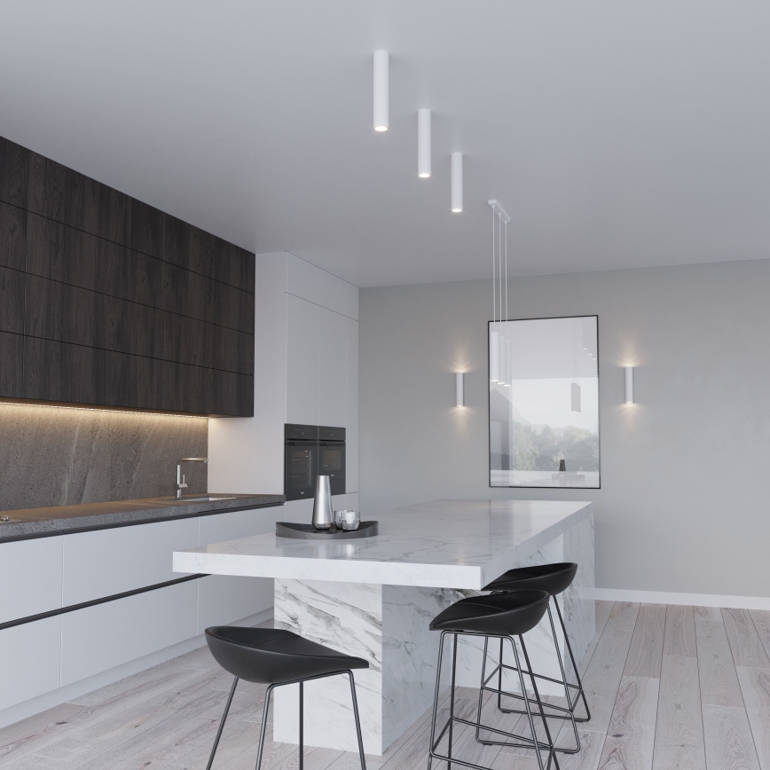 Pendellampe på kabel LAGOS 2xGU10/10W/230V hvid