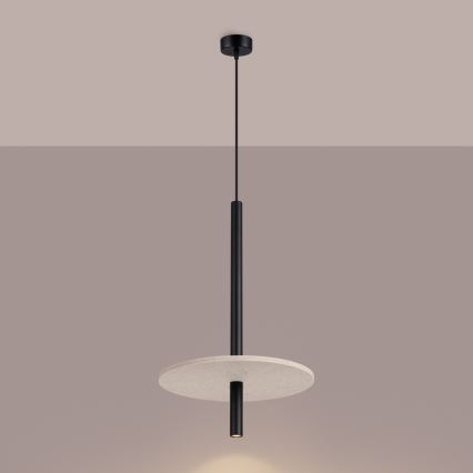 Pendellampe med kabel FELTRO 1xG9/8W/230V sort/creme
