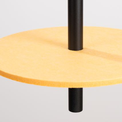 Pendel på ledning FELTRO 1xG9/8W/230V sort/gul