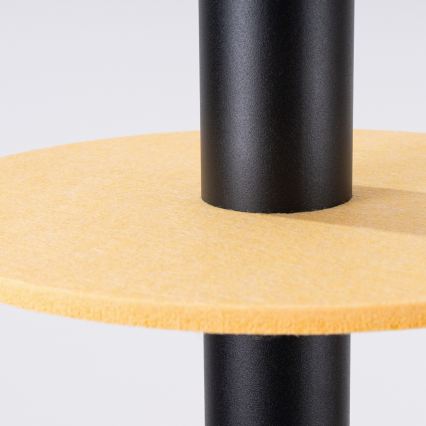 Loftpendel på kabel PELTA 1xGU10/10W/230V, sort/gul