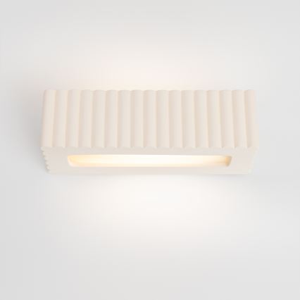 Væglampe RIGATA 1xE27/15W/230V keramisk/hvid