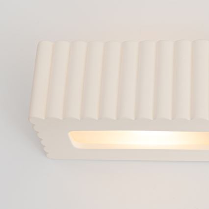 Væglampe RIGATA 1xE27/15W/230V keramisk/hvid