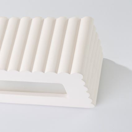 Væglampe RIGATA 1xE27/15W/230V keramisk/hvid