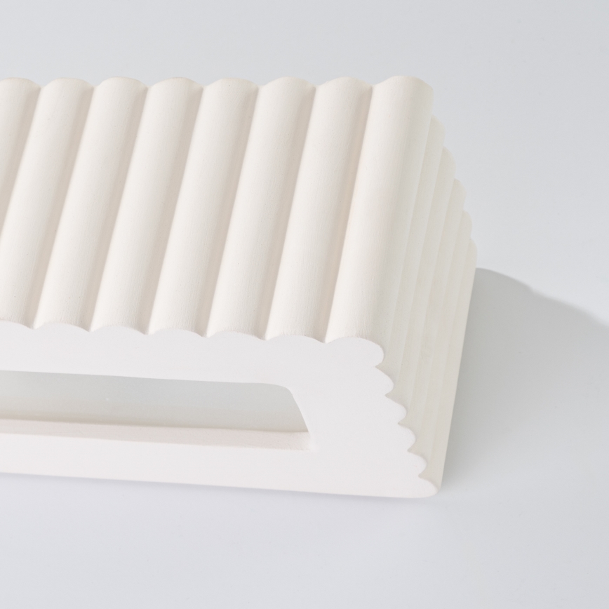 Væglampe RIGATA 1xE27/15W/230V keramisk/hvid